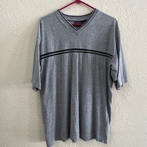 ❣️2/$25❣️ Gray Route 66 men’s v-neck T-shirt | LARGE